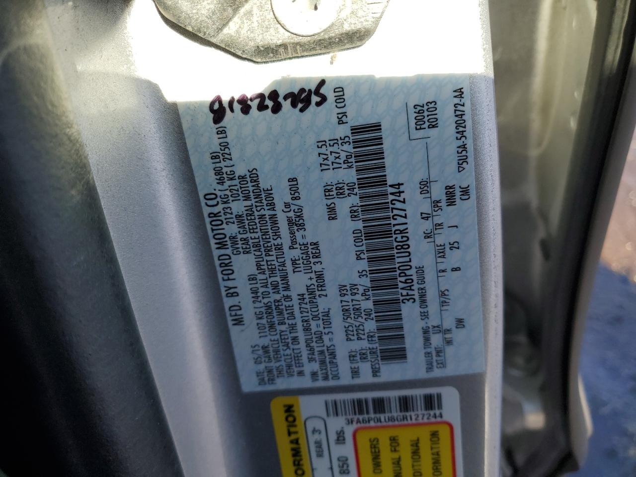 2016 Ford Fusion - Image 12