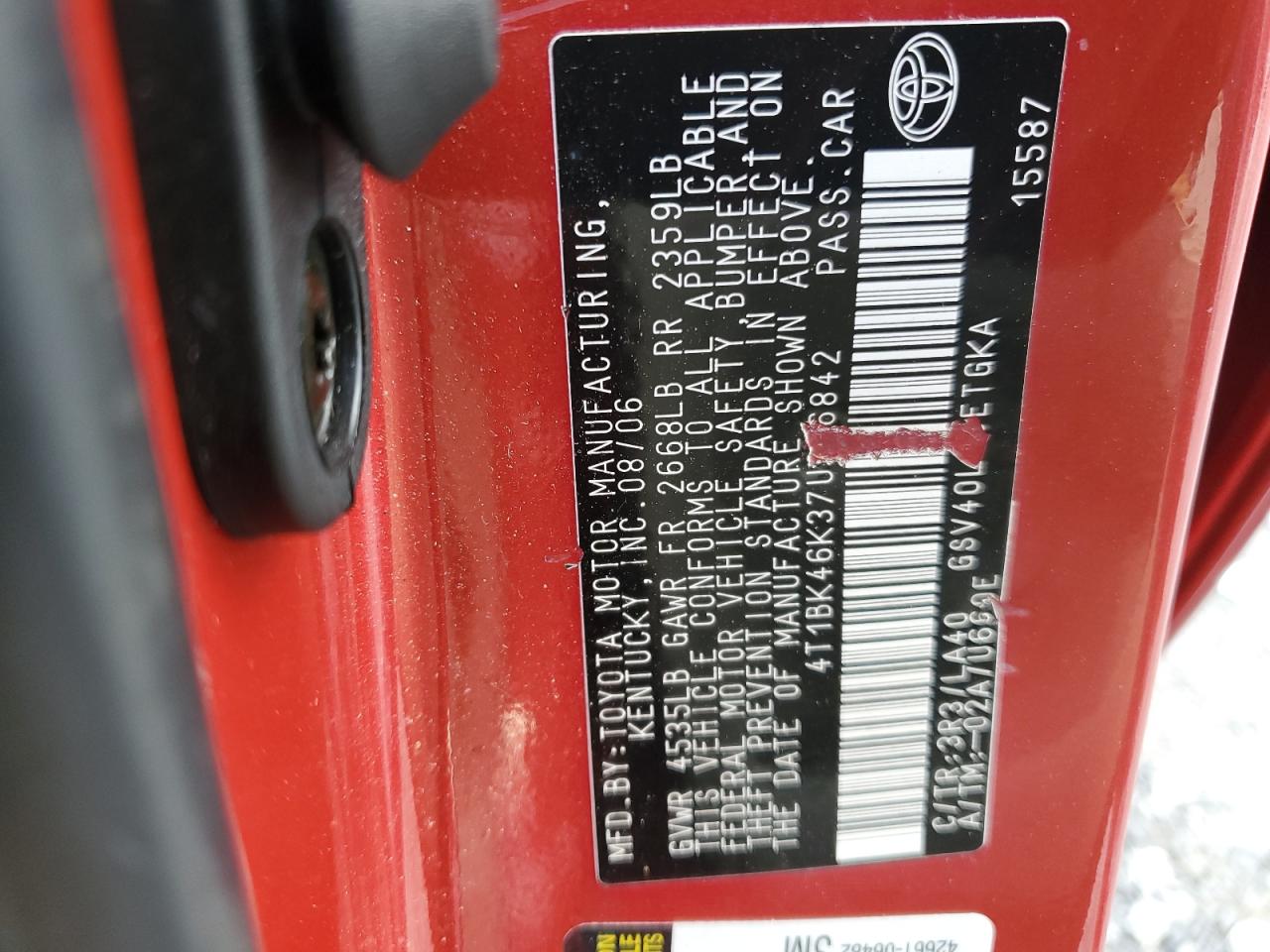 2007 Toyota Camry - Image 12