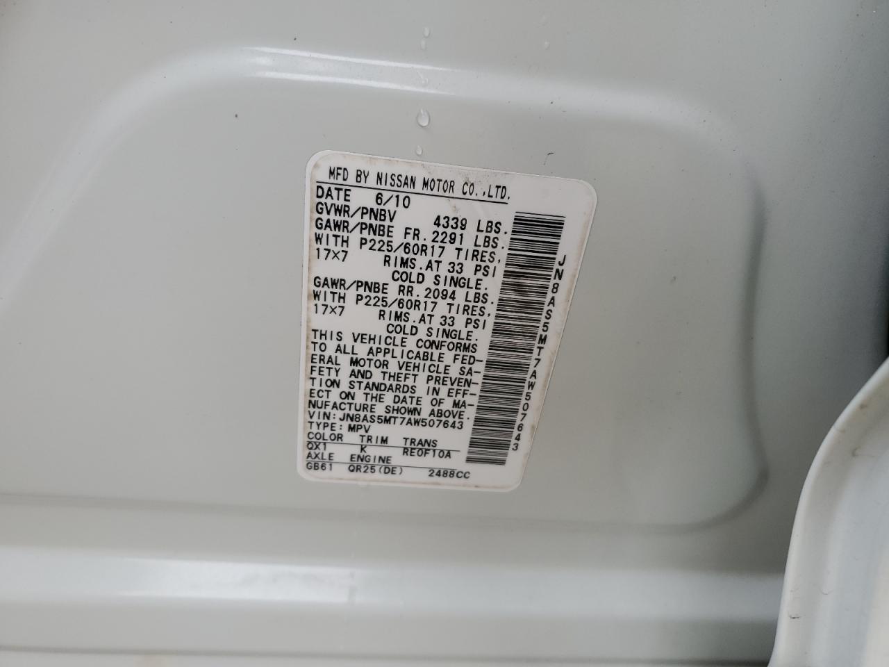 2010 Nissan Rogue - Image 12