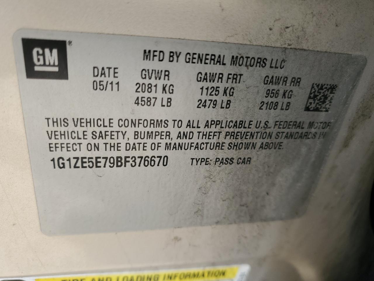 2011 Chevrolet Malibu - Image 14