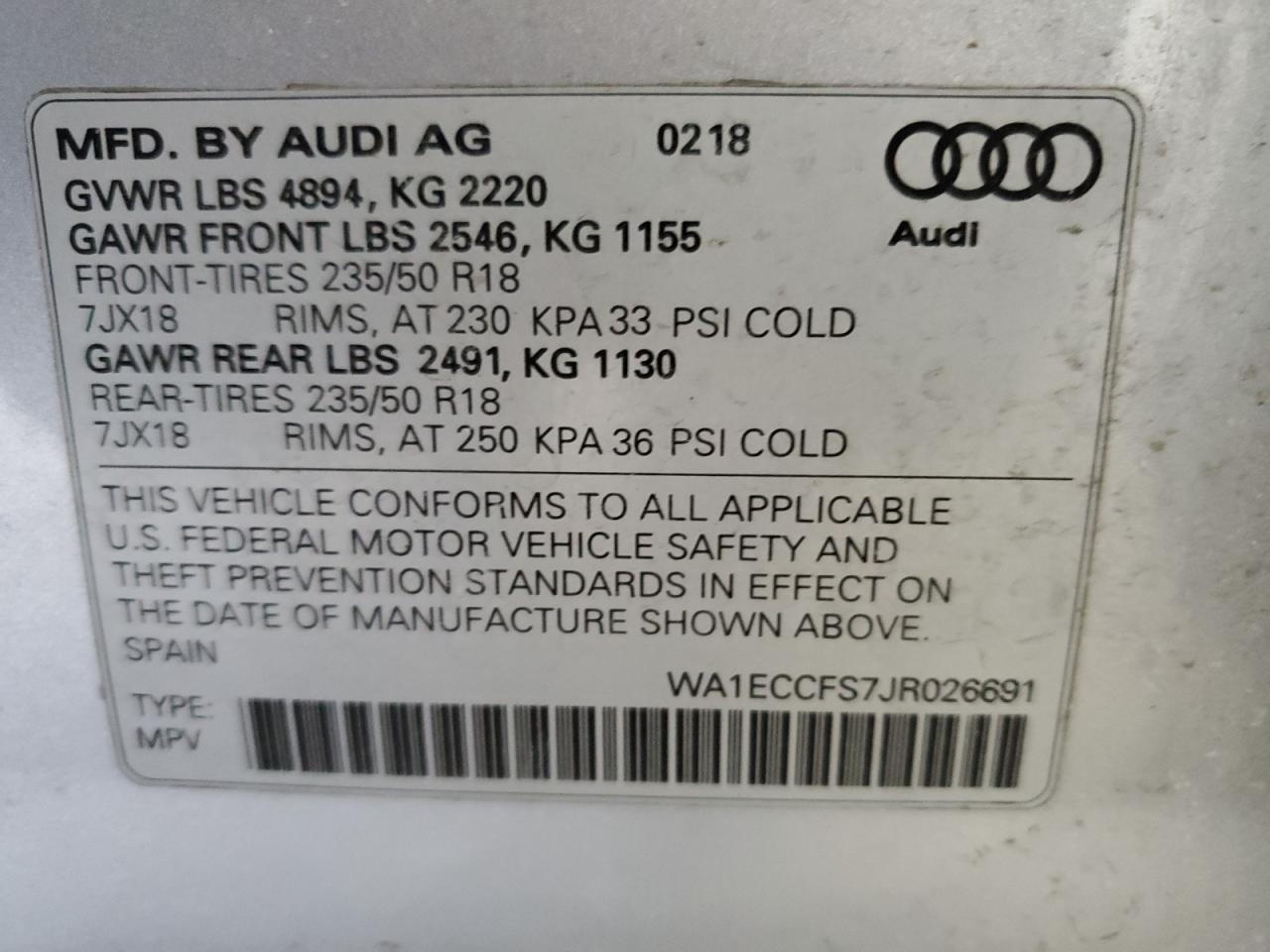 2018 Audi Q3 - Image 13