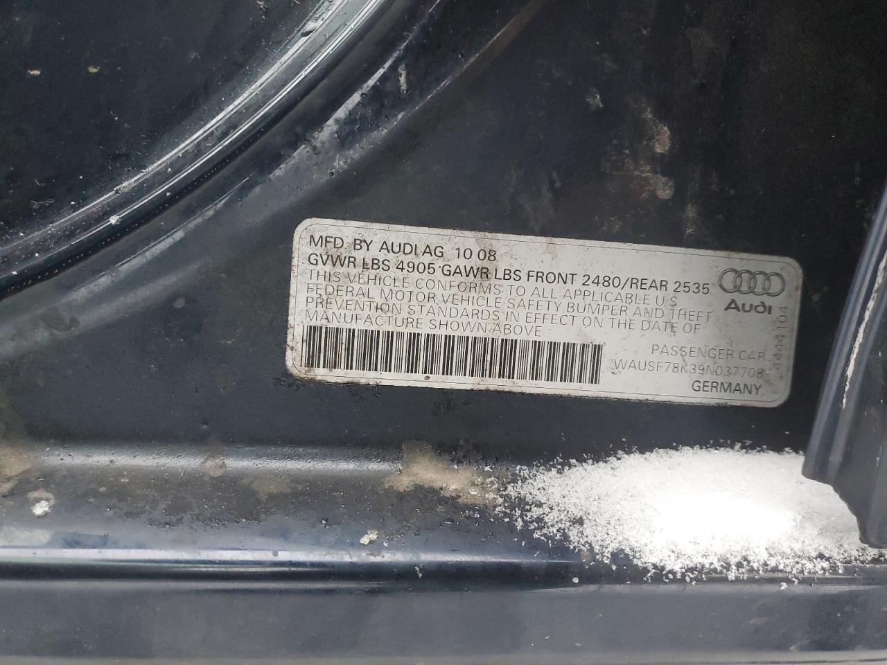 2009 Audi A4 - Image 12