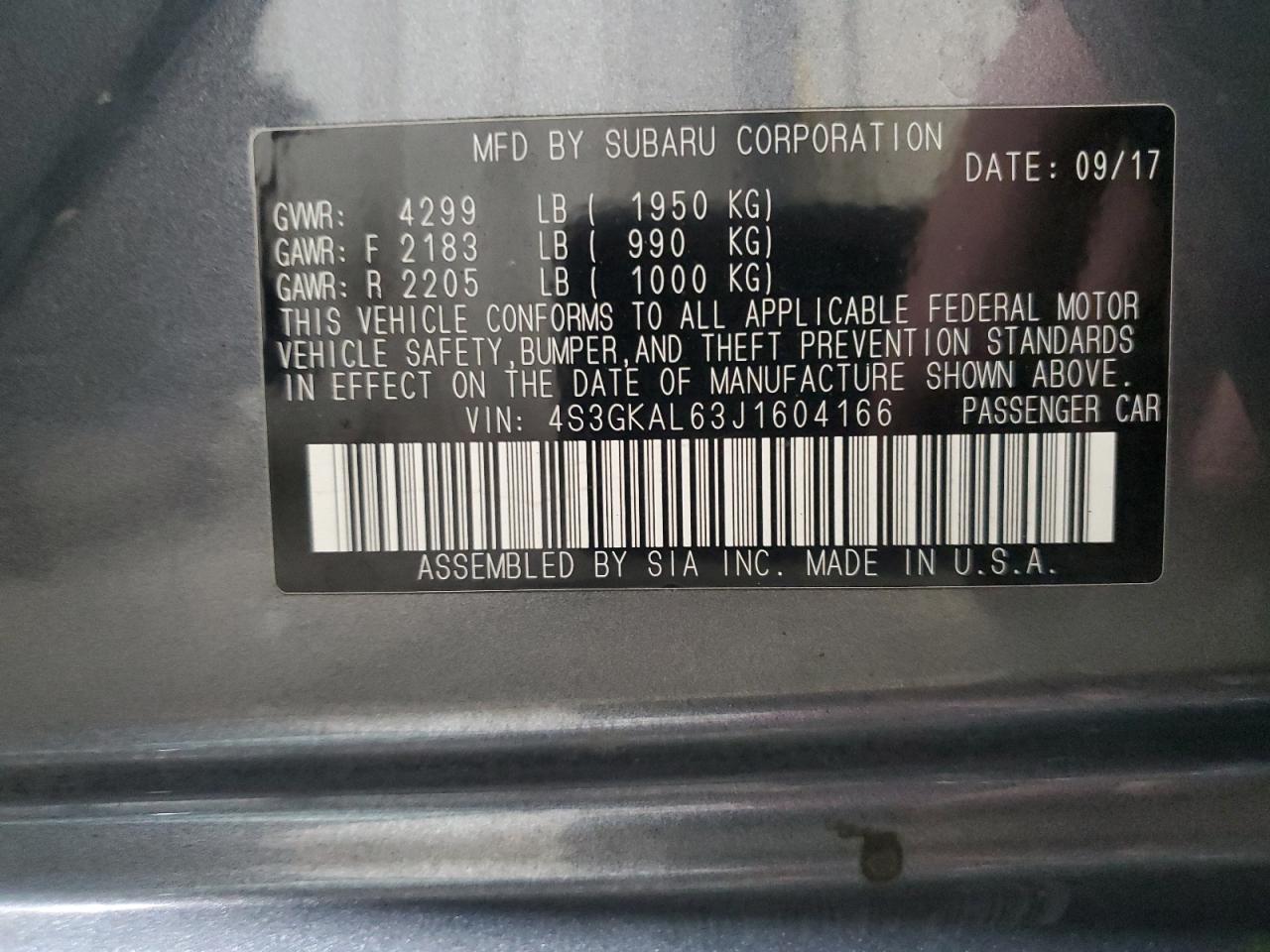 2018 Subaru Impreza - Image 14