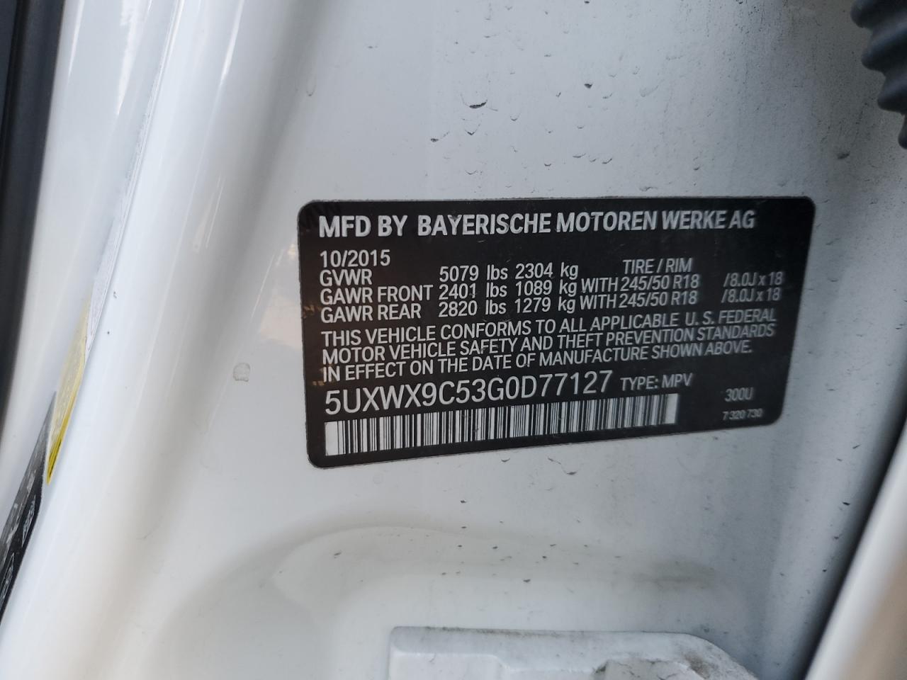 2016 BMW X3 - Image 15