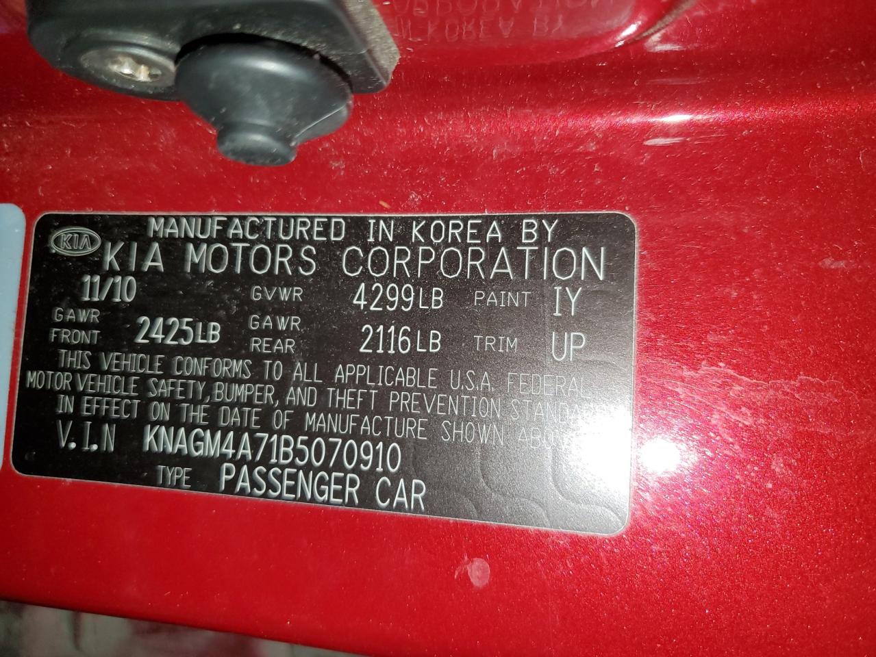 2011 Kia Optima - Image 14