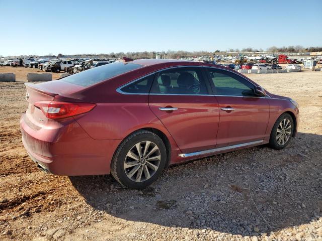  HYUNDAI SONATA 2016 Bordowy
