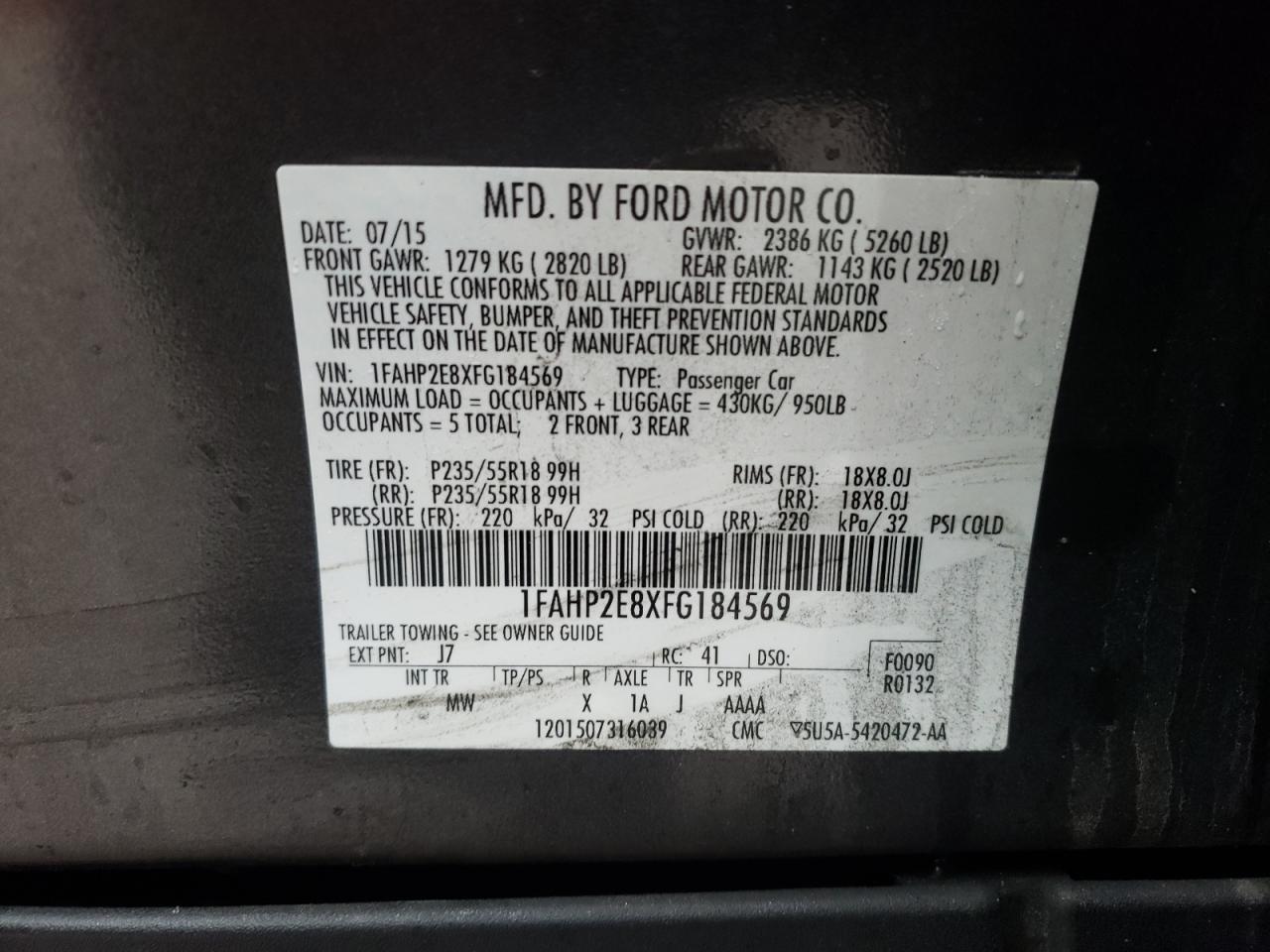 2015 Ford Taurus - Image 14