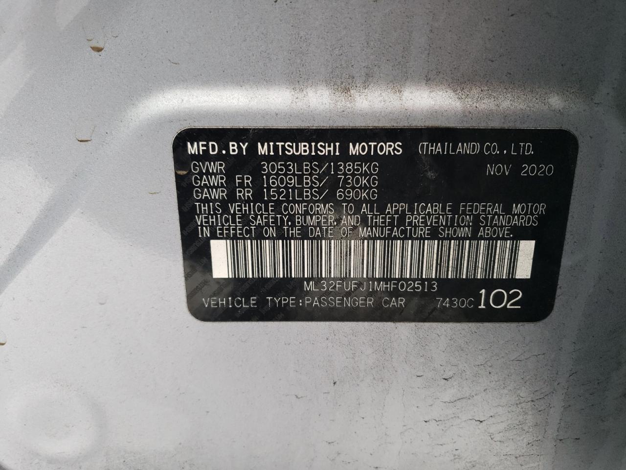 2021 Mitsubishi Mirage - Image 13