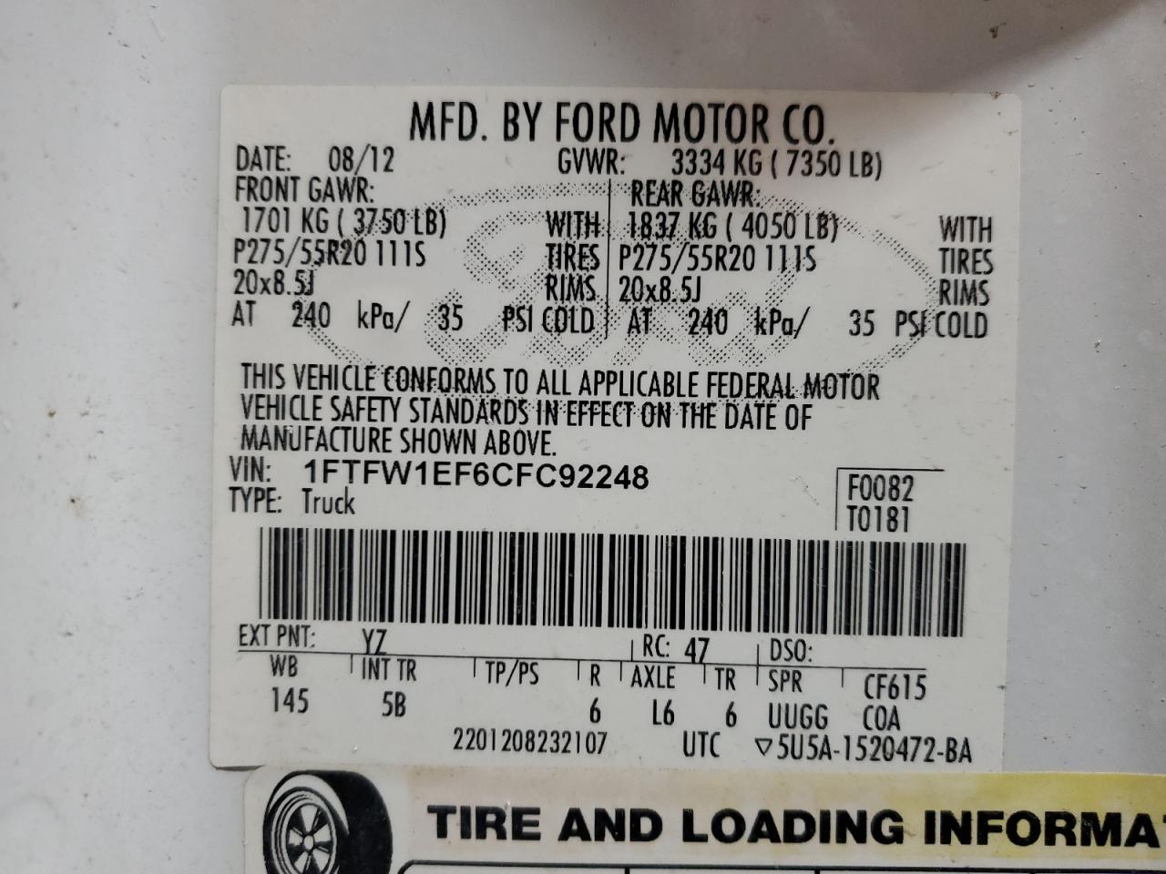 2012 Ford F-150 - Image 12