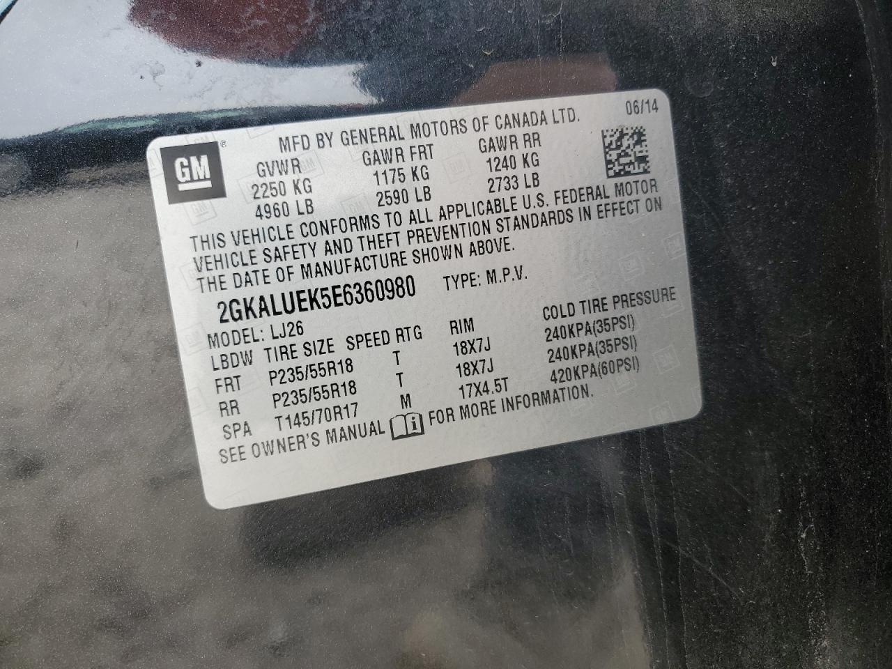 2014 GMC Terrain - Image 15