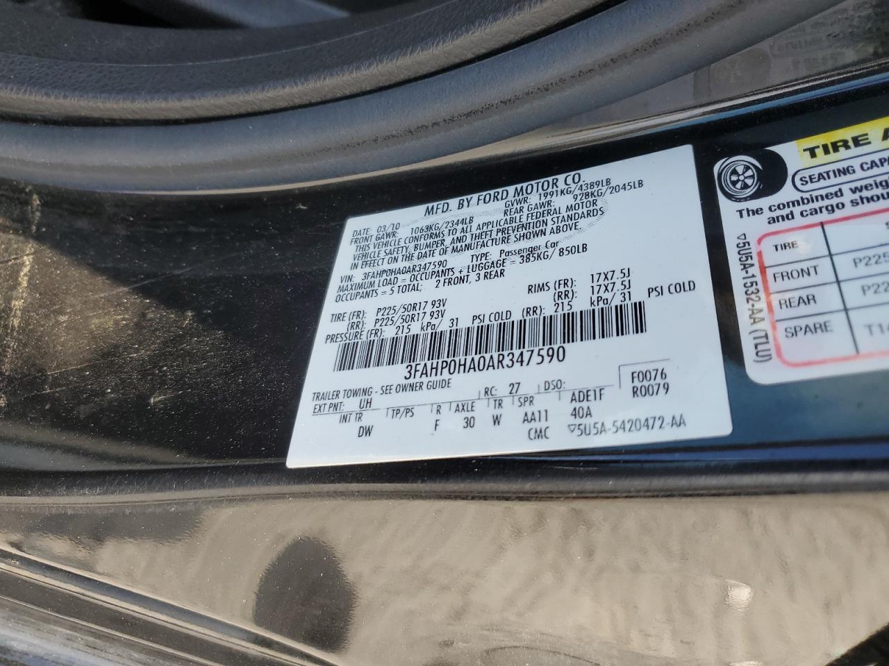 2010 Ford Fusion - Image 14