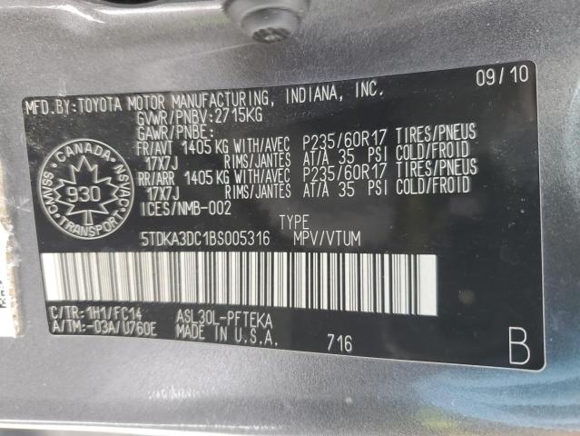 2011 TOYOTA SIENNA BASE