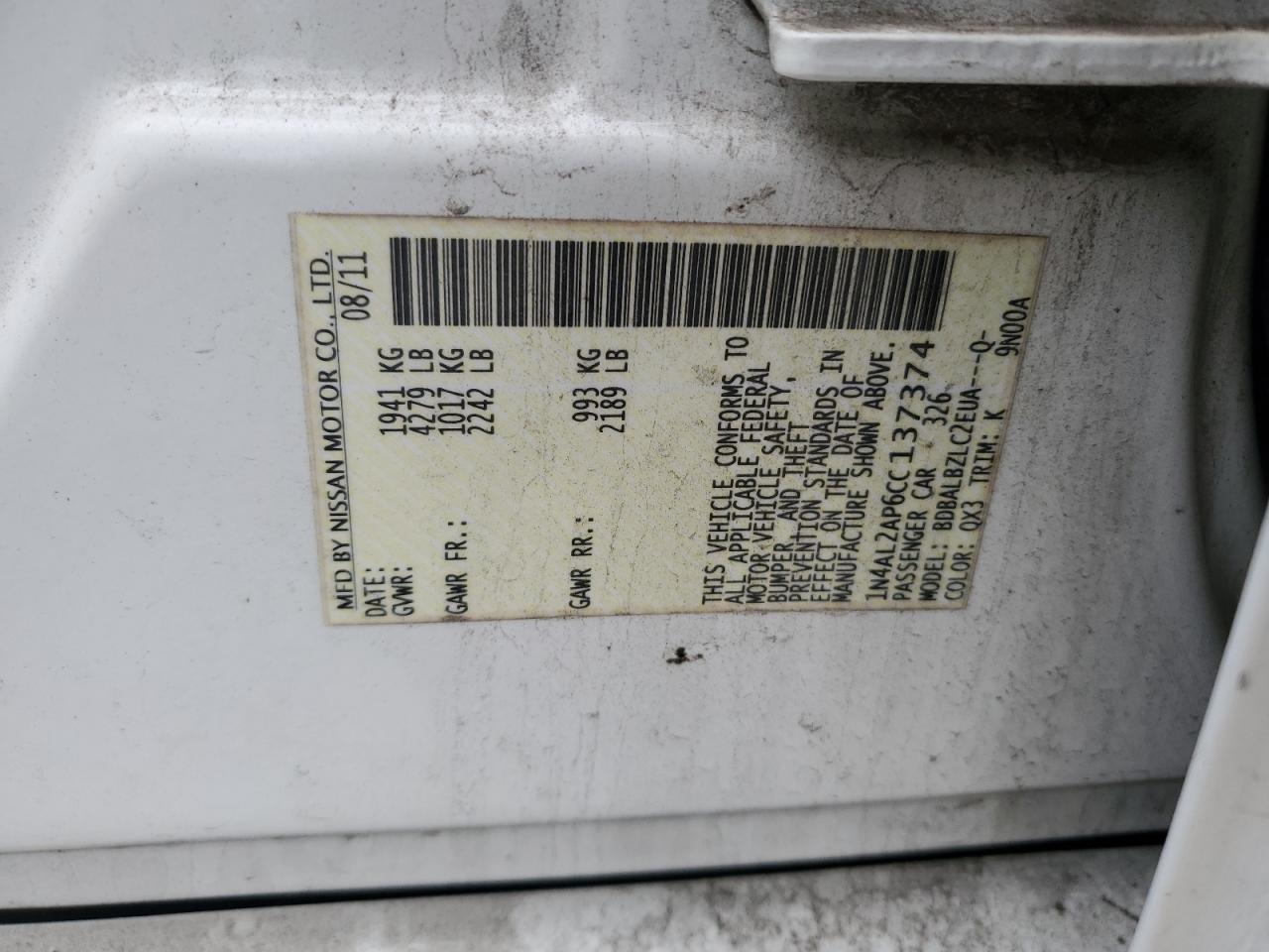 2012 Nissan Altima - Image 12