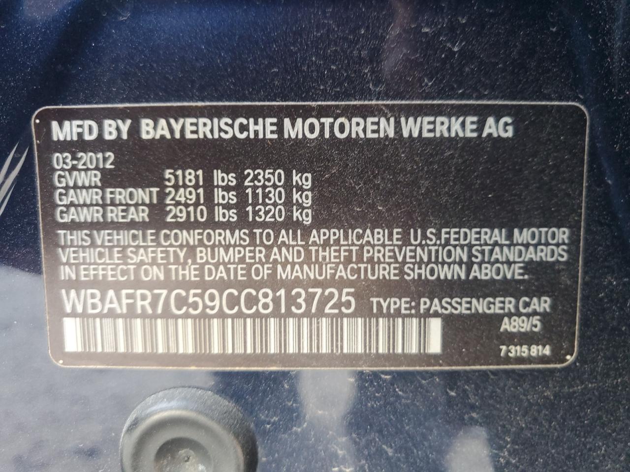 2012 BMW 5er - Image 12