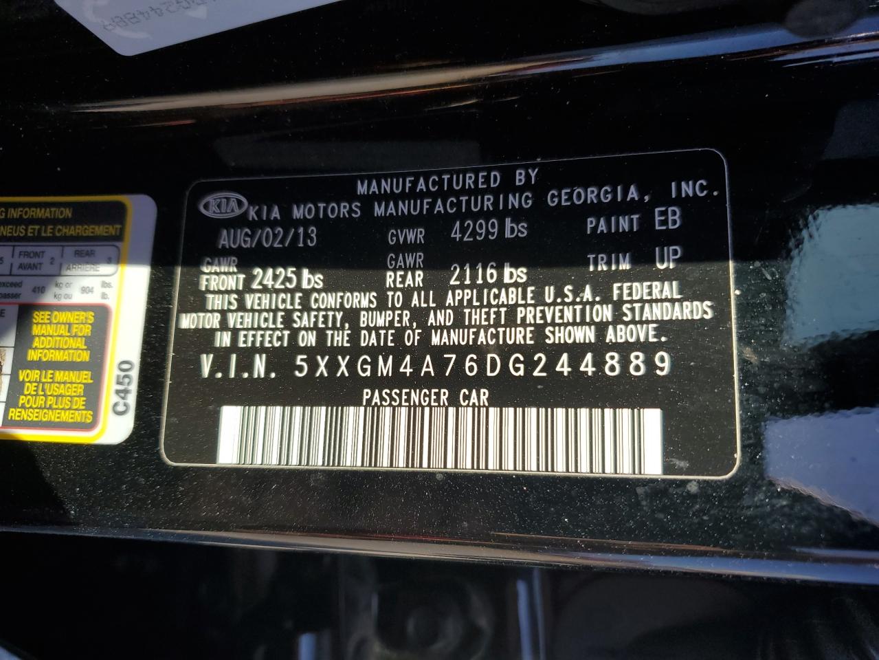 2013 Kia Optima - Image 13