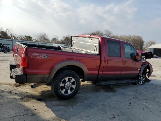 Пикапы FORD F250 2015 Красный