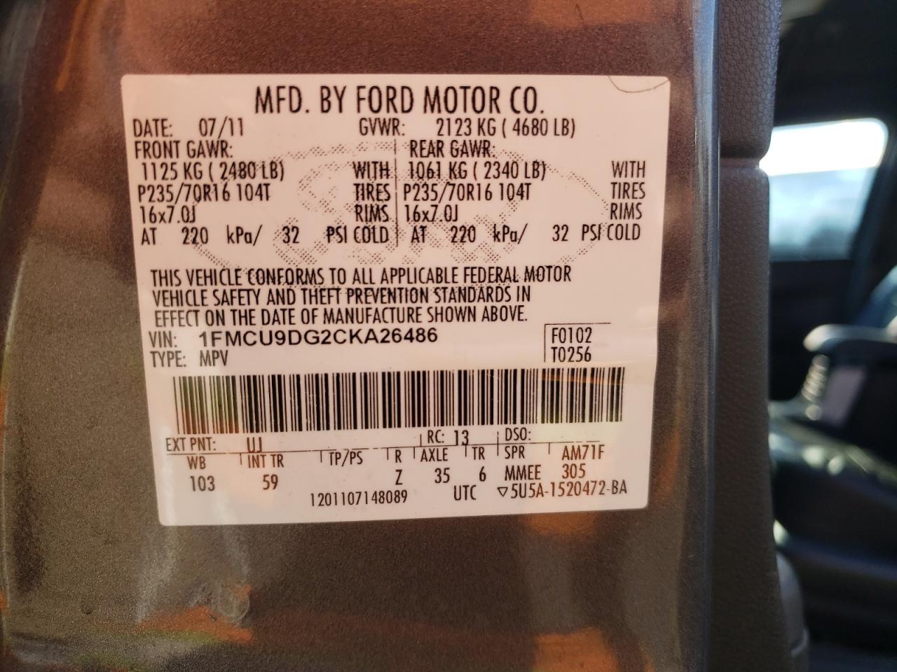 2012 Ford Escape - Image 14