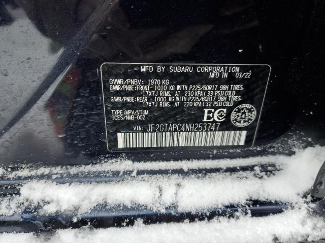 2022 SUBARU CROSSTREK PREMIUM