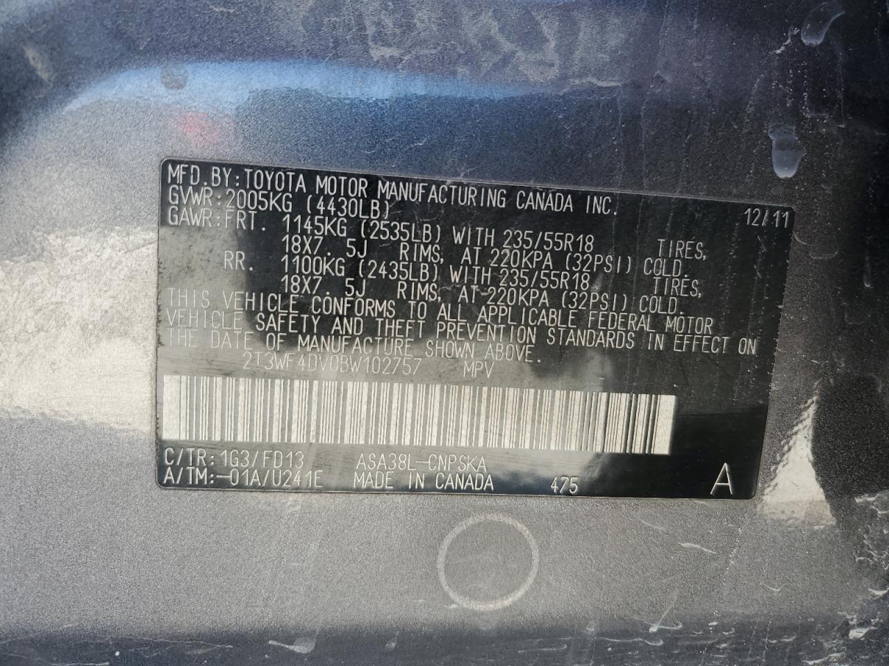 2011 Toyota RAV 4 - Image 12