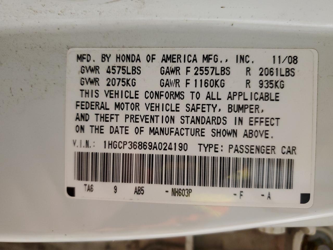 2009 Honda Accord - Image 13