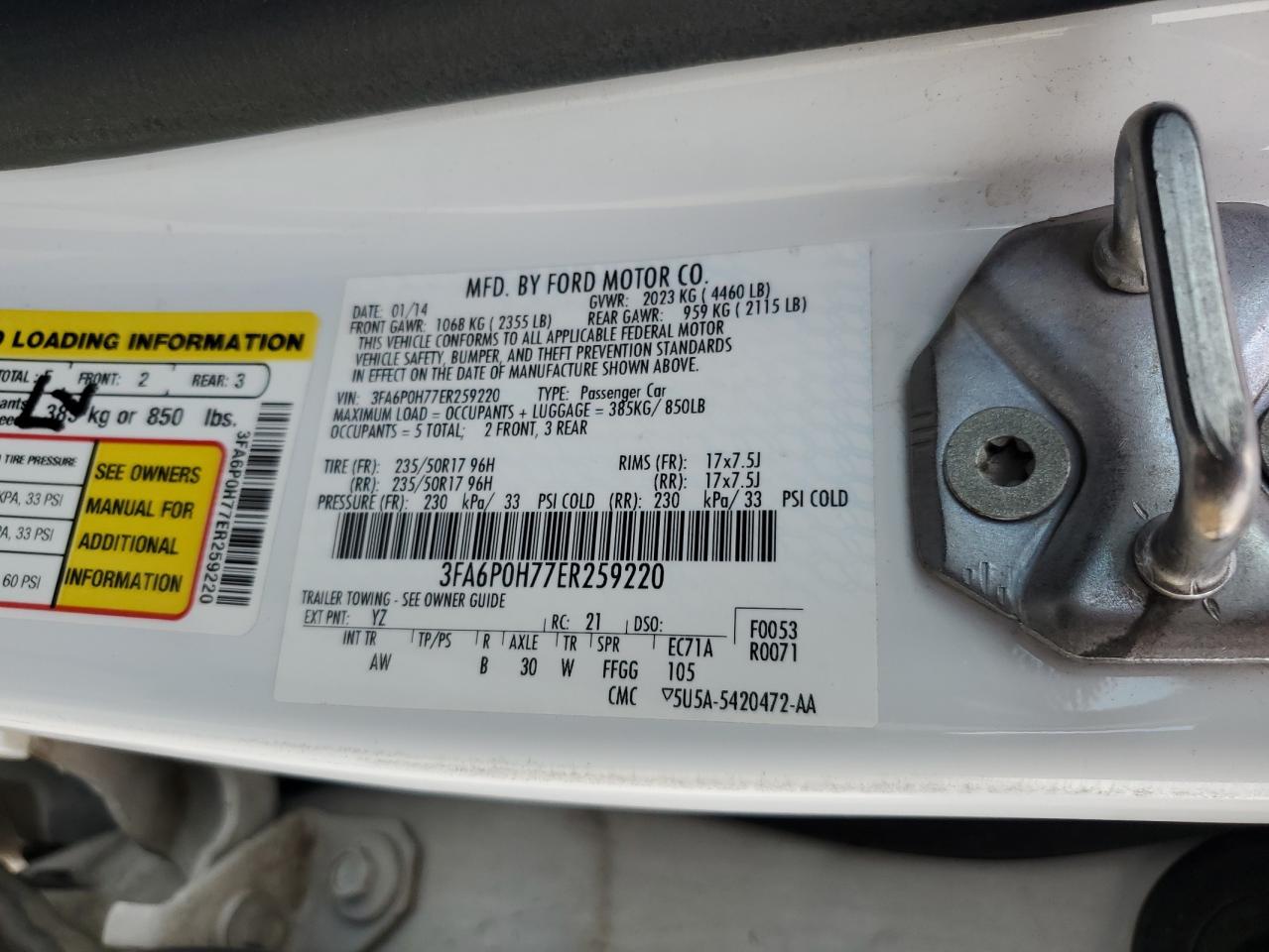 2014 Ford Fusion - Image 13