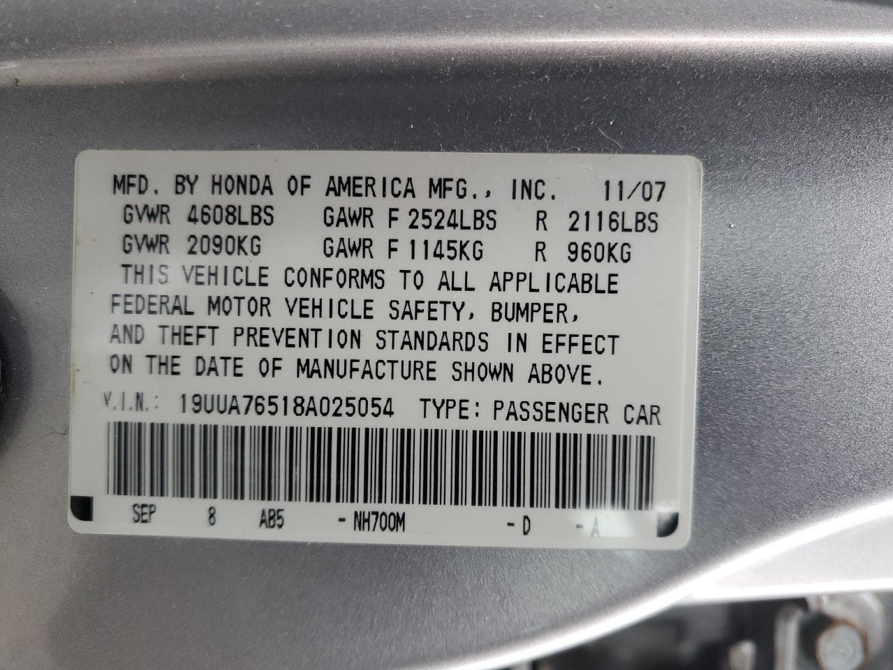 2008 Acura TL - Image 12