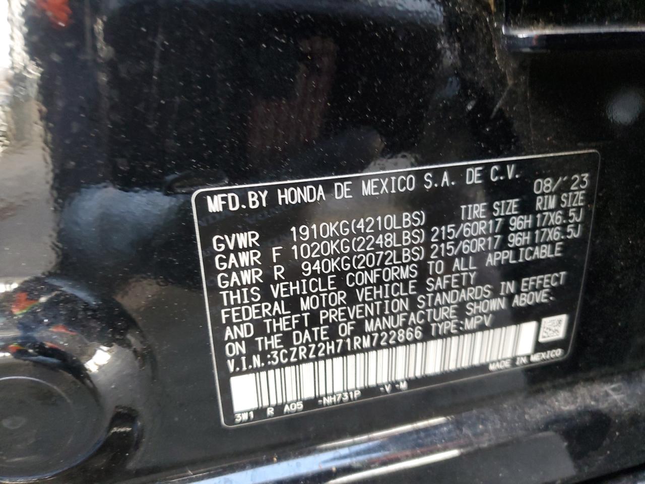 2024 Honda HR-V - Image 12