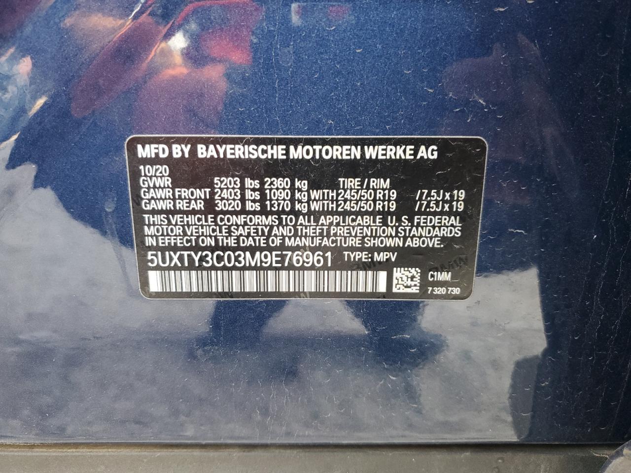 2021 BMW X3 - Image 13