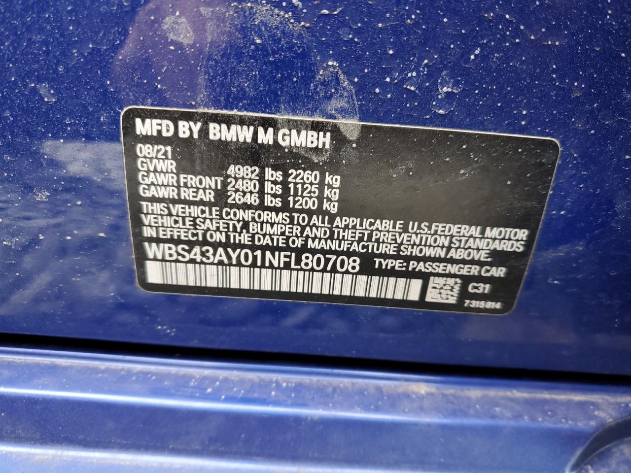 2022 BMW M3 - Image 12