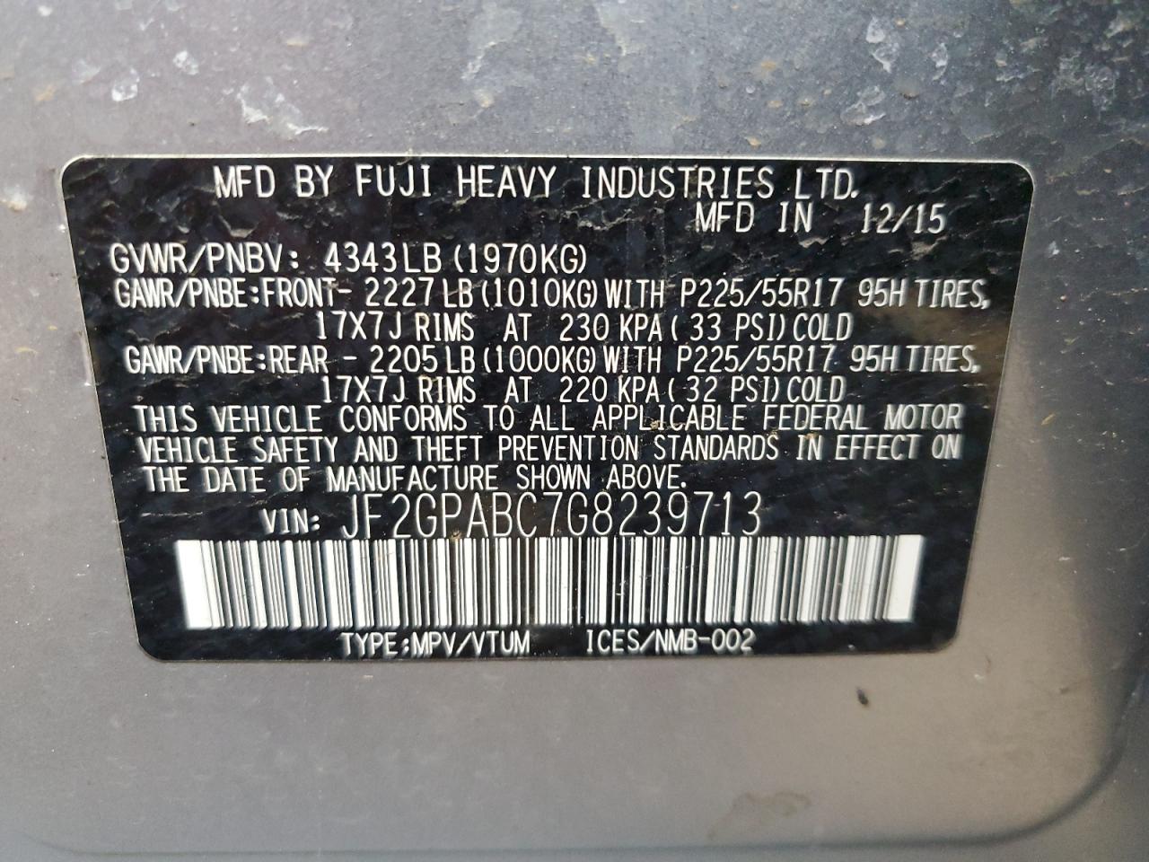 2016 Subaru XV - Image 15