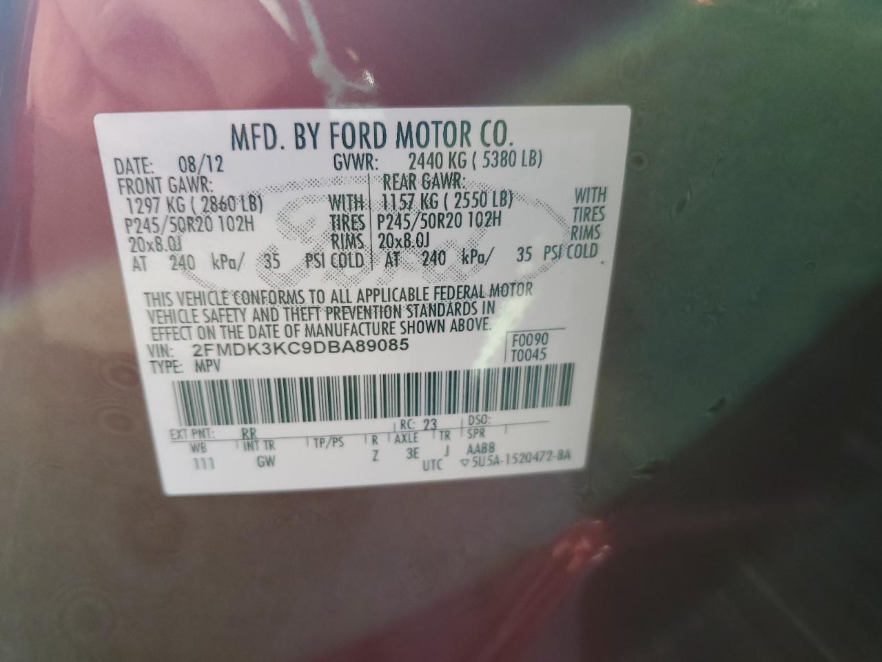 2013 Ford Edge - Image 15