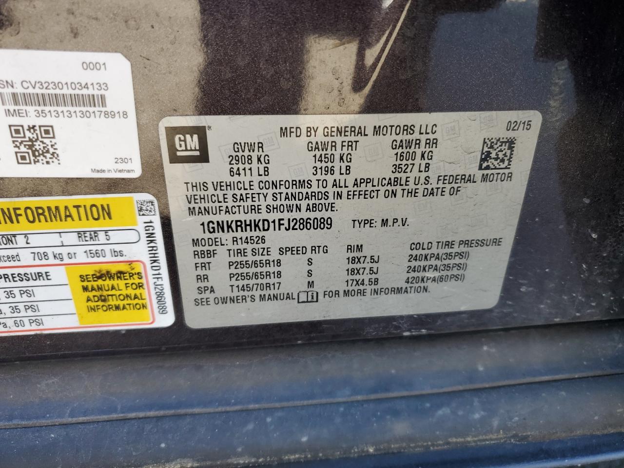 2015 Chevrolet Traverse - Image 13