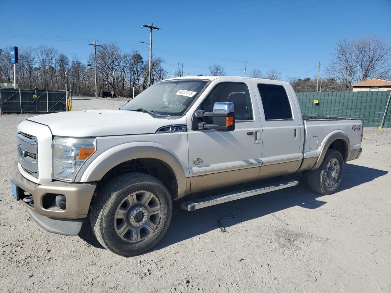 2013 Ford F250 Super Duty de vânzare în Madisonville, TN - Water/Flood