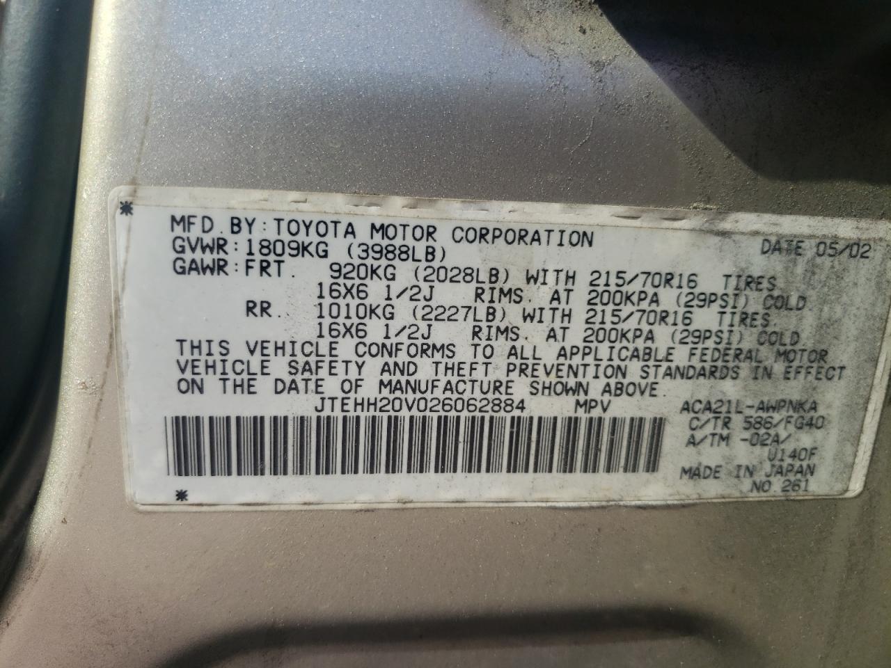 2002 Toyota RAV 4 - Image 13