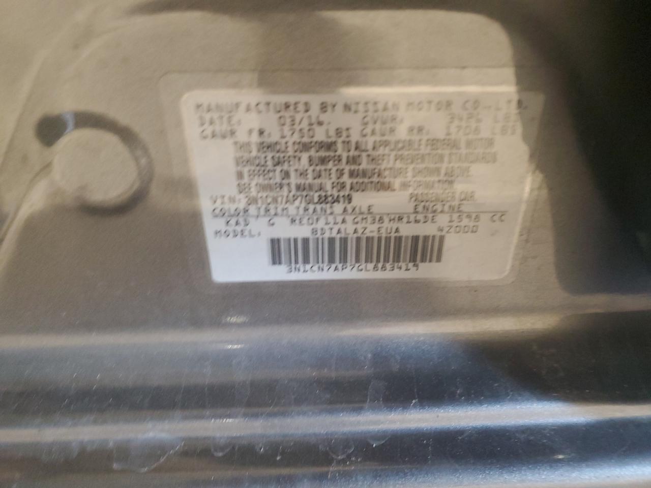 2016 Nissan Versa - Image 12