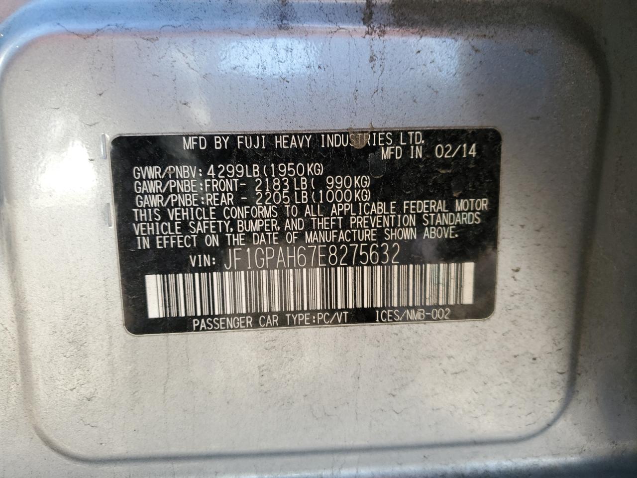 2014 Subaru Impreza - Image 14