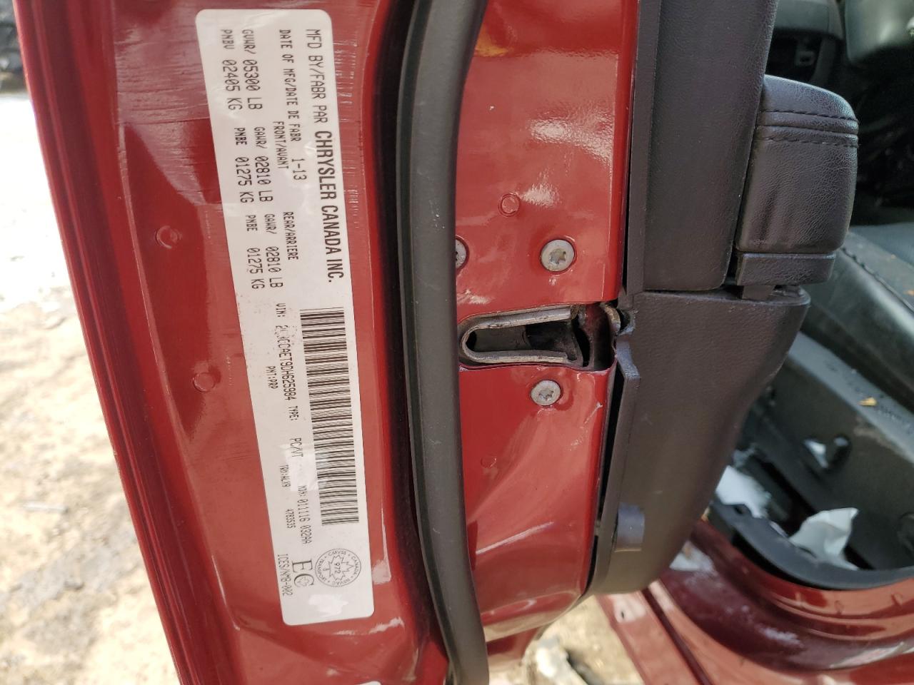 2013 Chrysler 300C VIN: 2C3CCAET9DH625984 Lot: 43944885