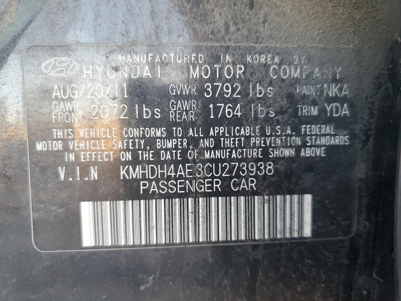 2012 Hyundai Elantra - Image 12