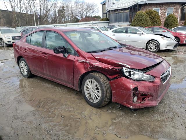  SUBARU IMPREZA 2018 Burgundy