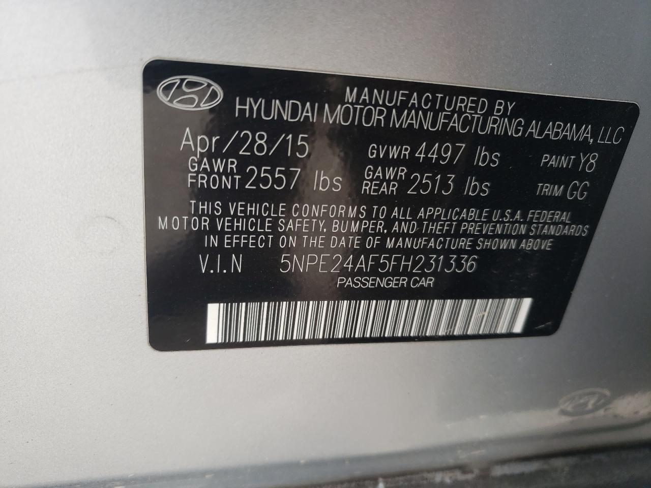 2015 Hyundai Sonata - Image 12
