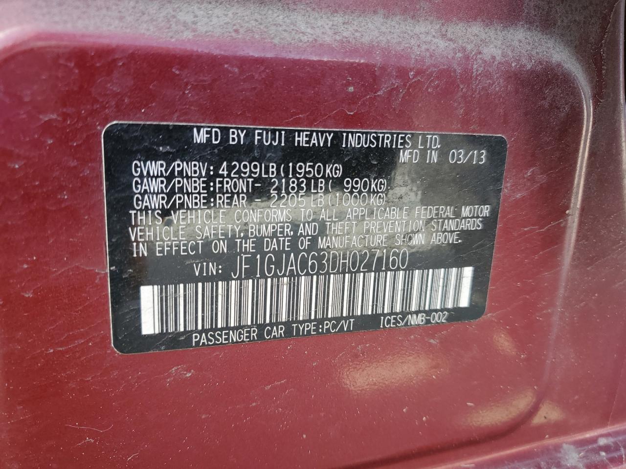 2013 Subaru Impreza - Image 15