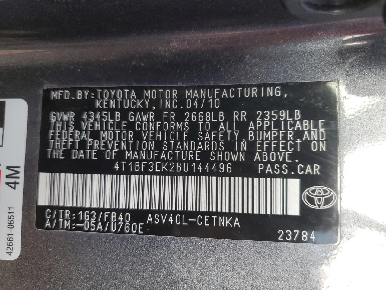 2011 Toyota Camry - Image 13