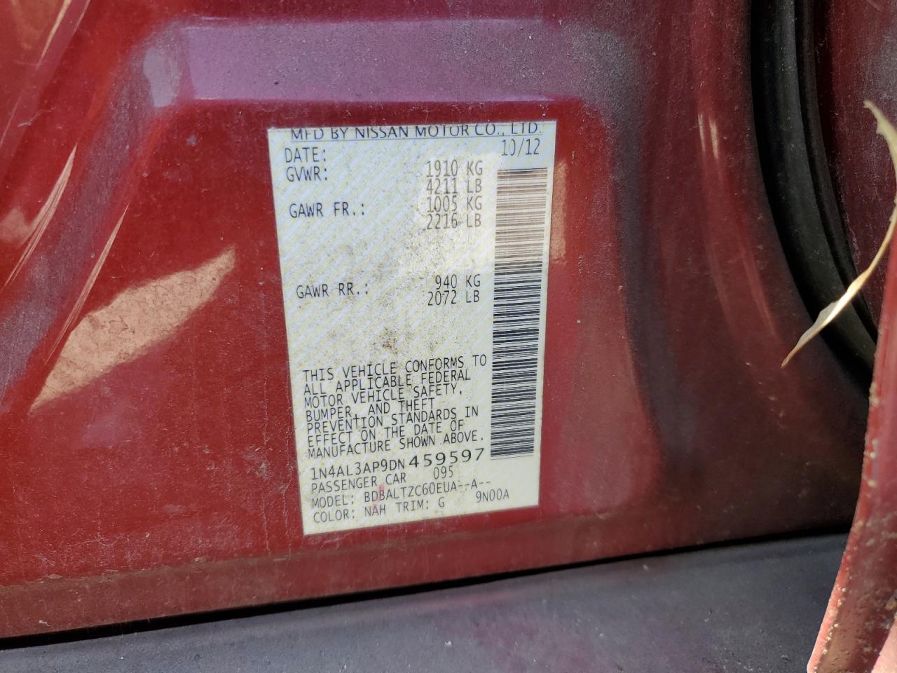 2013 Nissan Altima - Image 12