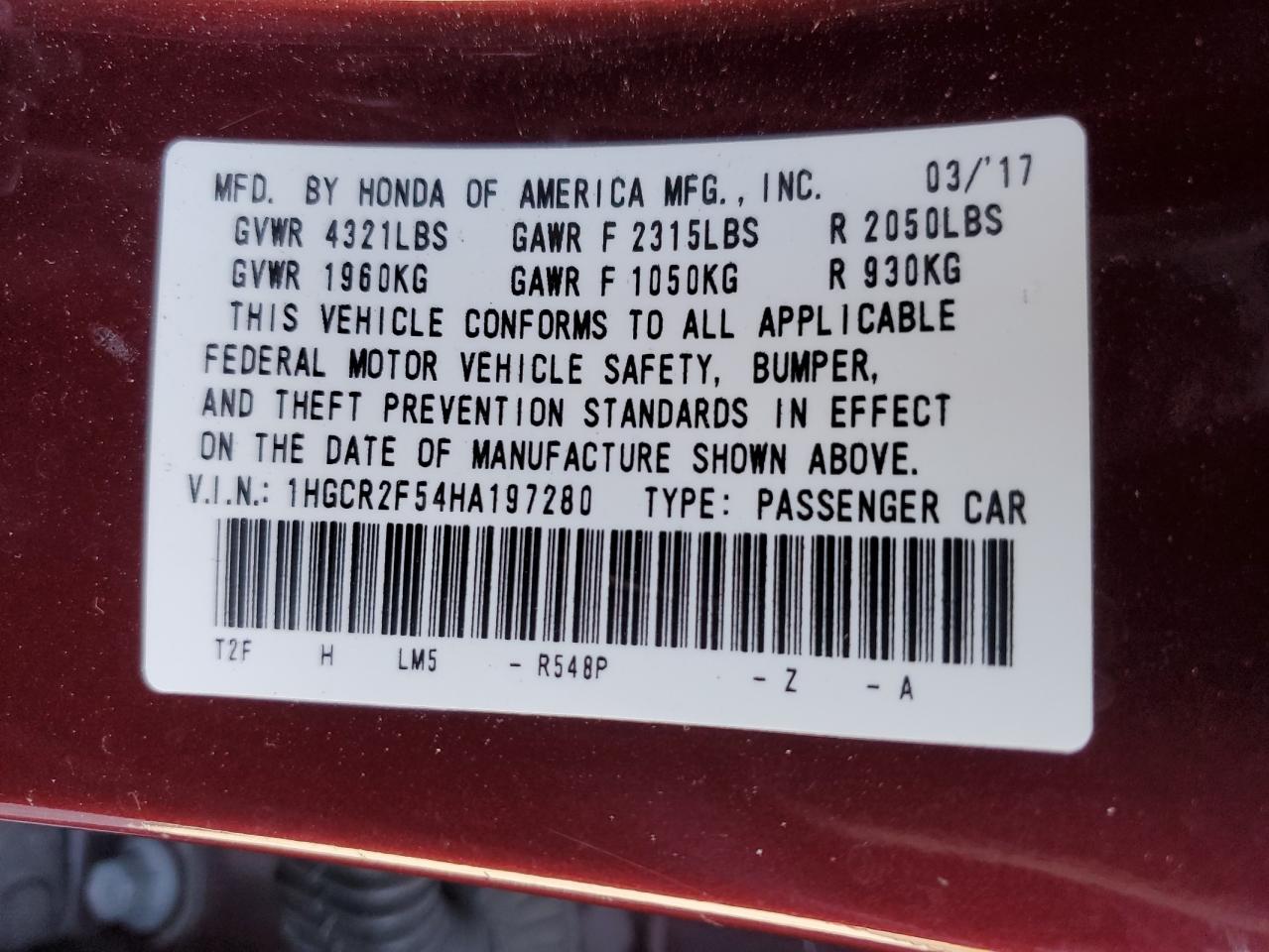 2017 Honda Accord - Image 13