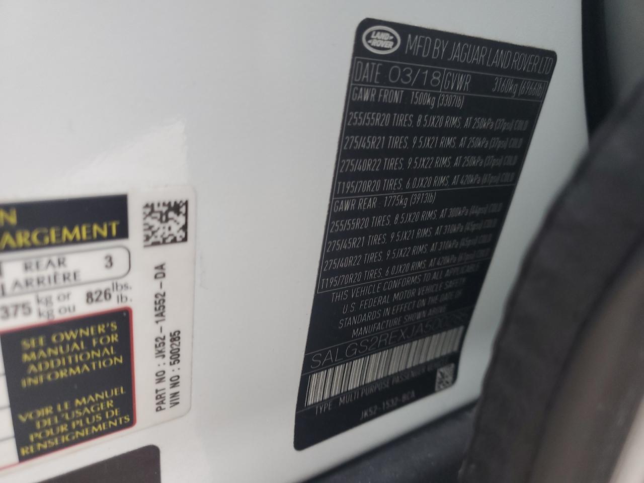 2018 Land Rover Range Rover - Image 13