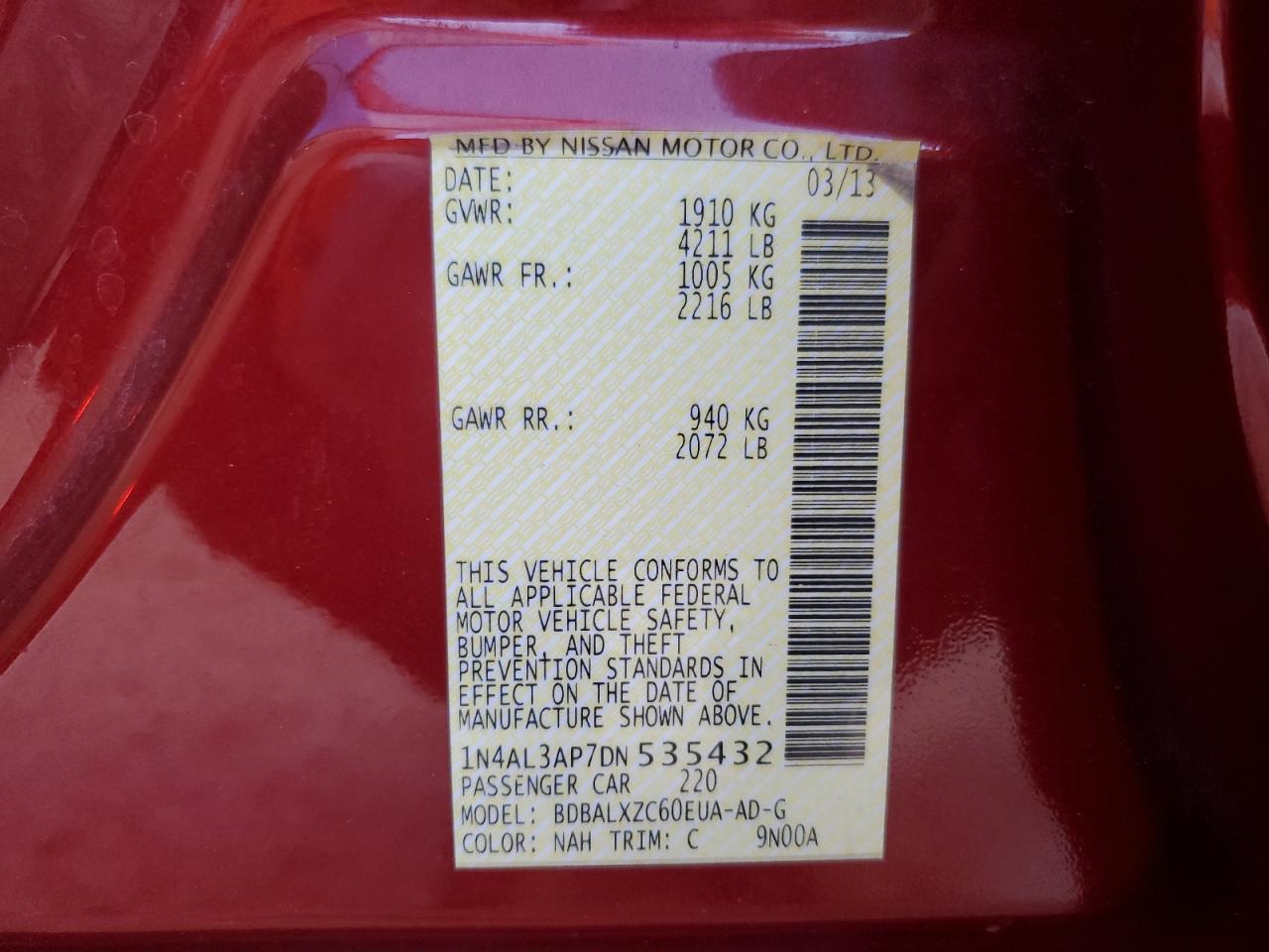 2013 Nissan Altima - Image 13