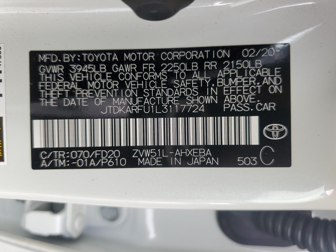 2020 Toyota Prius - Image 12