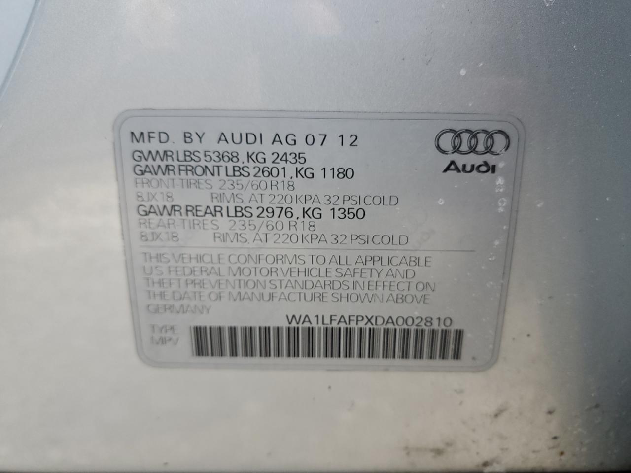 2013 Audi Q5 - Image 13