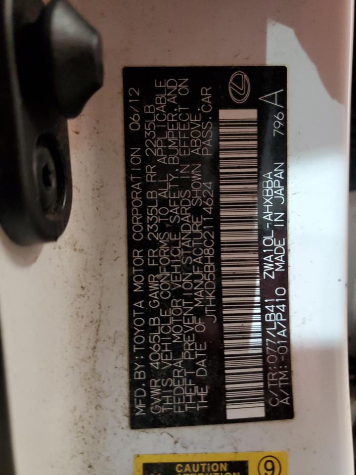 2012 Lexus CT - Image 14