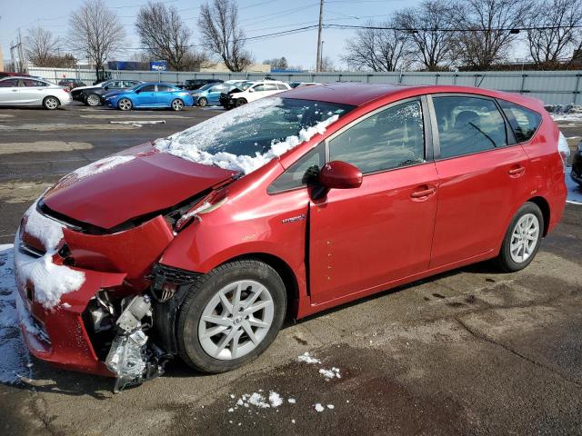 TOYOTA PRIUS 2012 Red